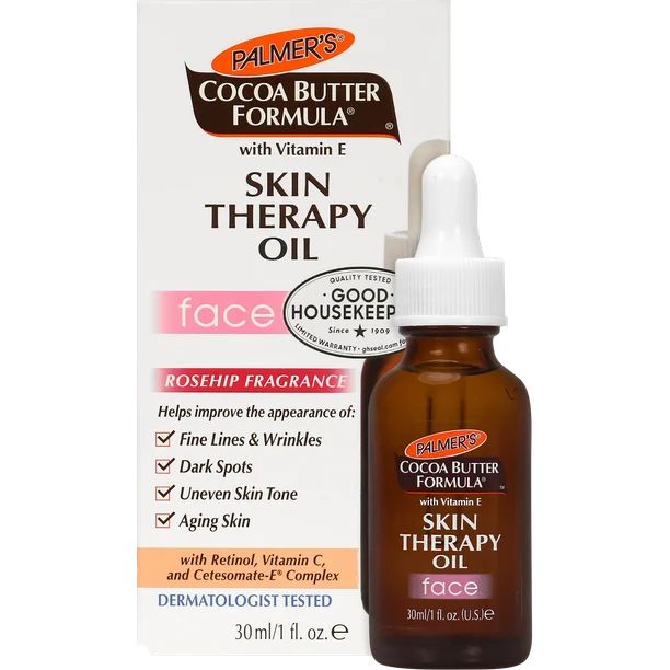 Palmer's Cocoa Butter Formula Moisturizing Skin Therapy Oil for Face with Vitamin E, Rosehip Frag... | Walmart (US)