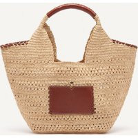 ba&sh - Tote Ara for Woman - Brown -  Raffia- One Size | BA&SH US