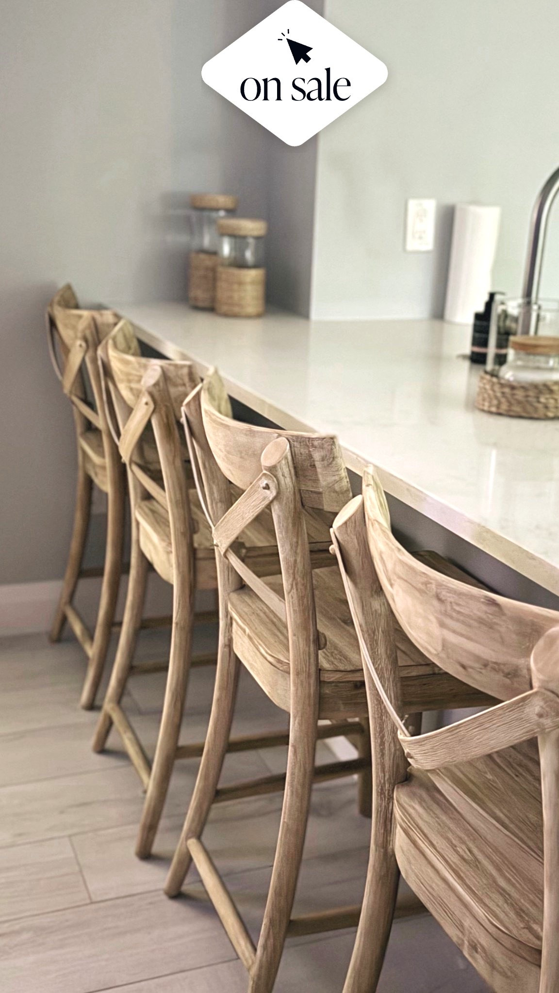 Counter stools are on SALE✨! Wanted weathered wood look but durable! 
Really love these! ☀️🤍🌊 Tempted to get for here too! 

Beach house. Stools. Kitchen decor. Kitchen. Chairs. 


#LTKTravel #LTKHome #LTKSaleAlert