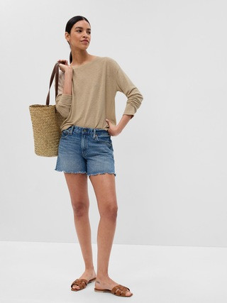 Linen Blend T-Shirt | Gap (US)