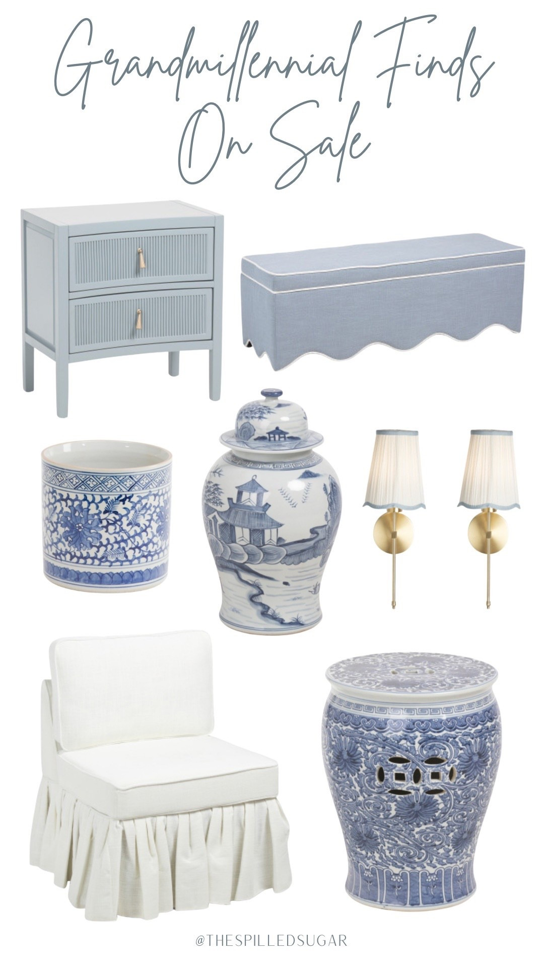 Pretty grandmillennial decor finds from TJmaxx and Marshall’s!

Temple Jar, ginger jar, garden stool, ruffled chair, cache pot, chinoiserie, scalloped bench, blue and white decor, blue nightstand, Grandmillennial style, blue and white home

#LTKHome #LTKSaleAlert #LTKGiftGuide