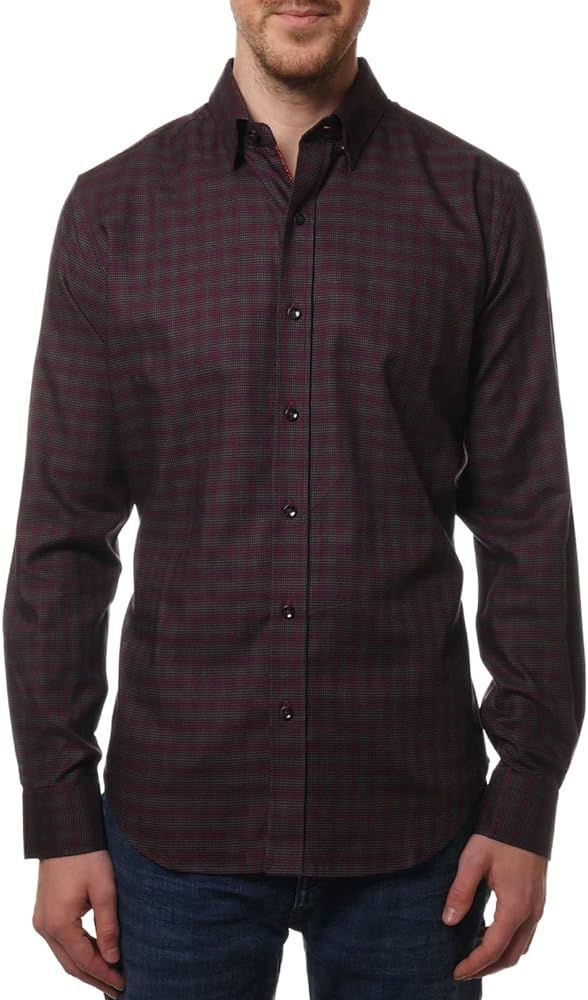 Robert Graham Axel Woven, Button-Down Shirt for Men | Amazon (US)