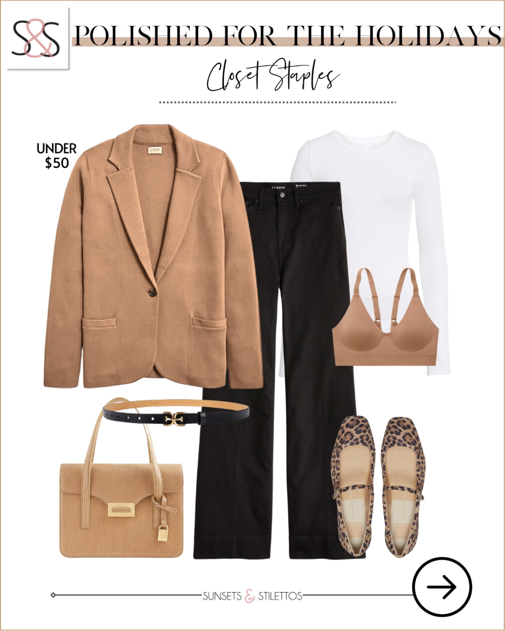 Neutral holiday perfection 🤍✨ This cozy blazer (under $50!) paired with sleek black denim jeans and classic flats is everything you need to feel polished yet comfortable this season. Whether you’re running errands or heading to a casual holiday get-together, these staples will take you there in style.

Sunsets and Stilettos, Christmas holiday

#LTKOver40 #LTKHoliday #LTKStyleTip