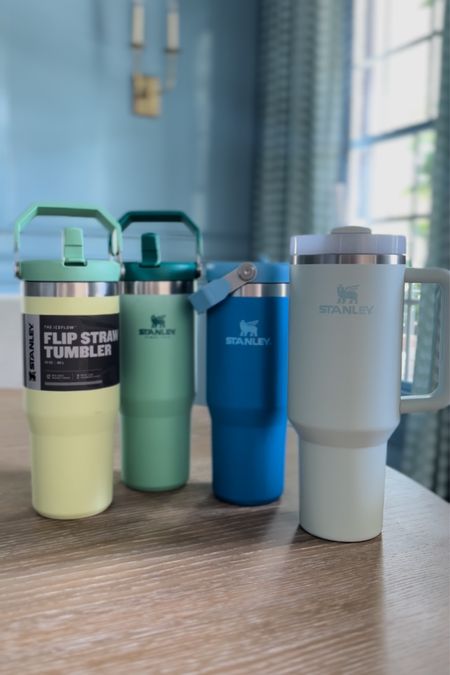 IceFlow Flip Straw Tumbler for outside the home and summer travel, errands, pool! (This is 30oz in Citrone, Azure and Jade). My 40oz Quencher is for home & office (this is in Mist)
@stanley #stanleypartner 

#LTKActive #LTKSeasonal #LTKFindsUnder50