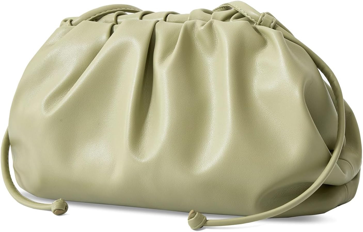 Huralona Dressy Pleated Vegan Leather Clutch Purse Super Soft Cloud Dumpling Clutch Bag for Women... | Amazon (US)