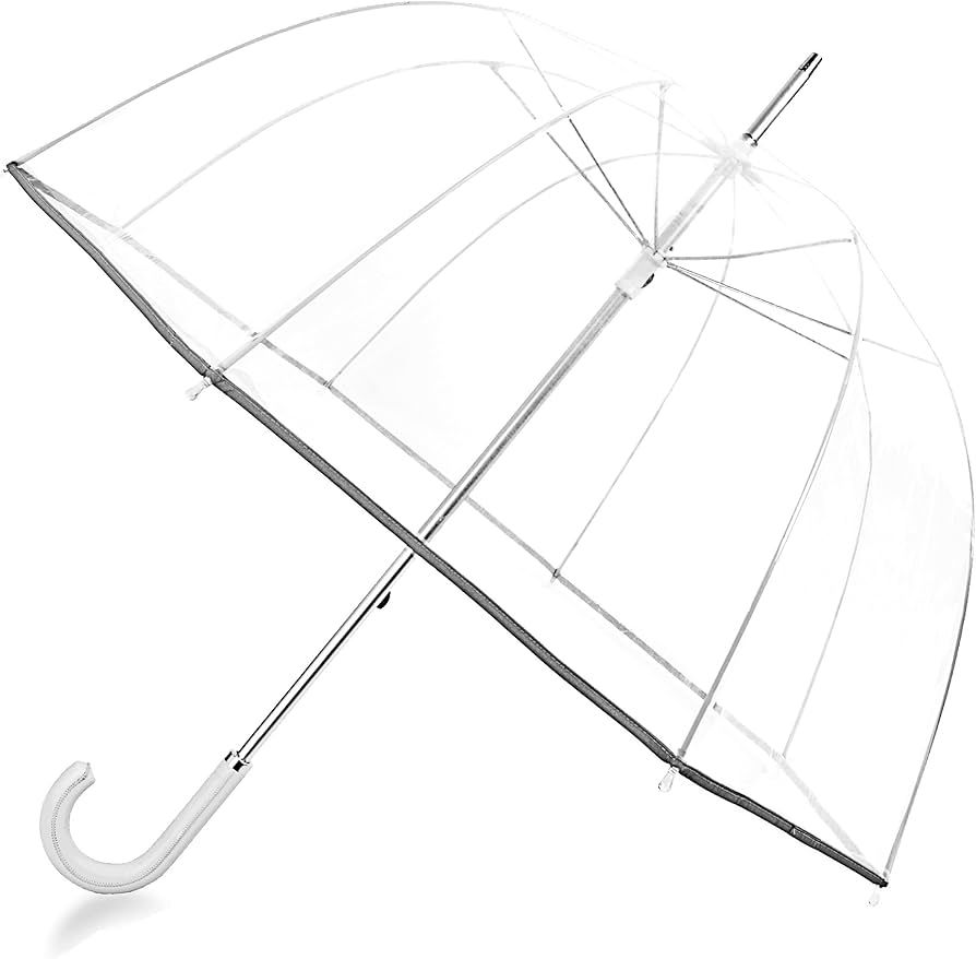 Kung Fu Smith 52 Inch Bubble Clear Umbrella for Weddings, Bulk Large Adult Windproof Dome Rain Um... | Amazon (US)