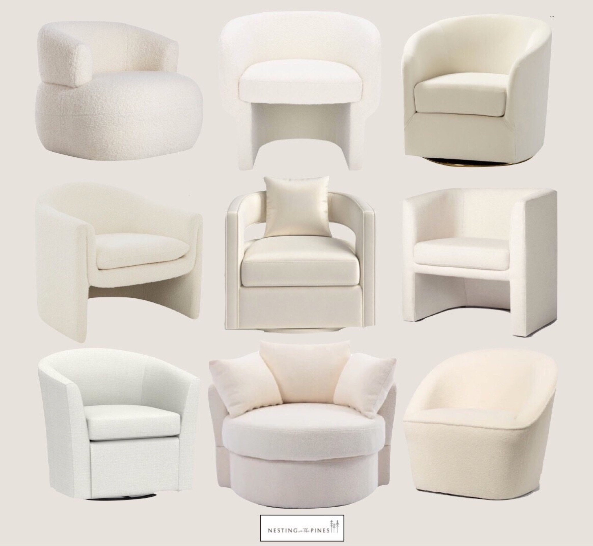 Ivory accent barrel chairs for the living room or bedroom!

#LTKHome #LTKdayinmylife #LTKmomlife