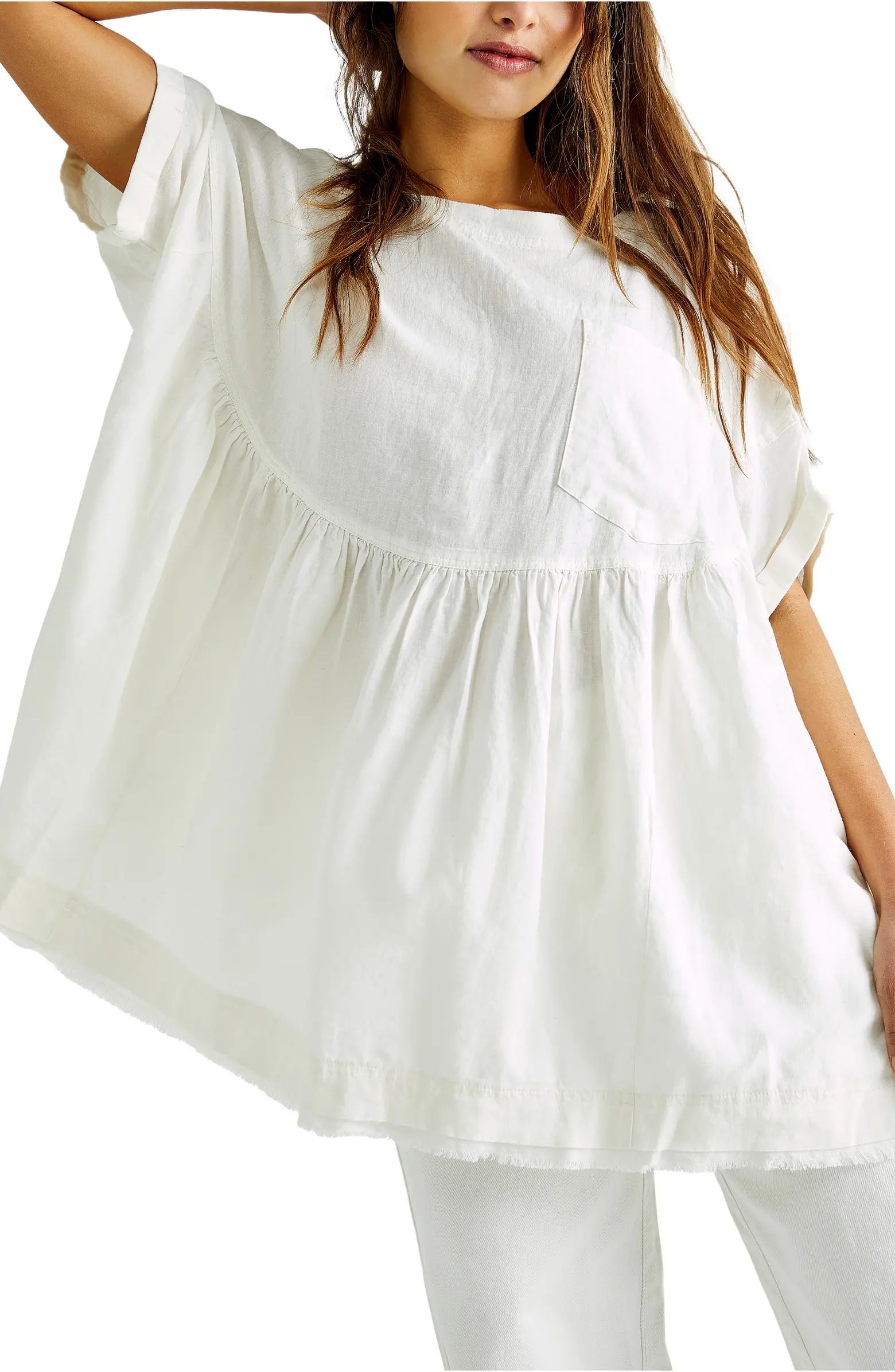 We the Free Moon City Ruffle Hem Top | Nordstrom