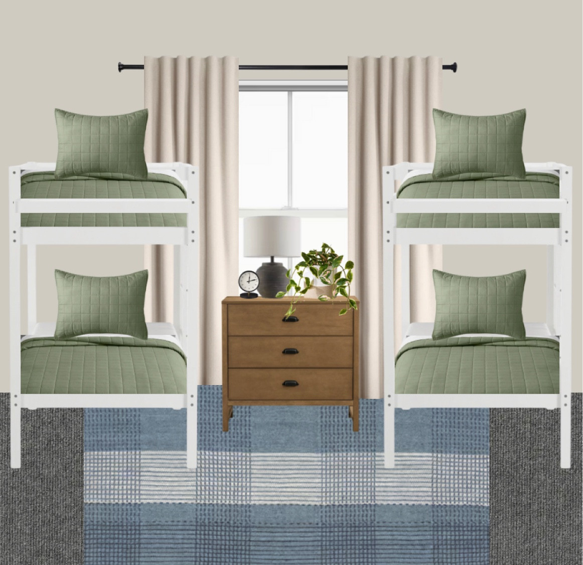 Shared boys bunk room design option 2! Best bedding for kids! Soft and lots of color options!

Rug sale, kids bedding, kids room, kids room design, boys room, bunk room, bunk beds, design board, mood board, new house, interior design, home decor, home design

#LTKCyberWeek #LTKhome #LTKsalealert