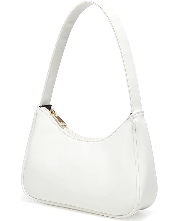 Shoulder Bags for Women, Cute Hobo Tote Handbag Mini Clutch Purse Zipper Closure | Amazon (US)