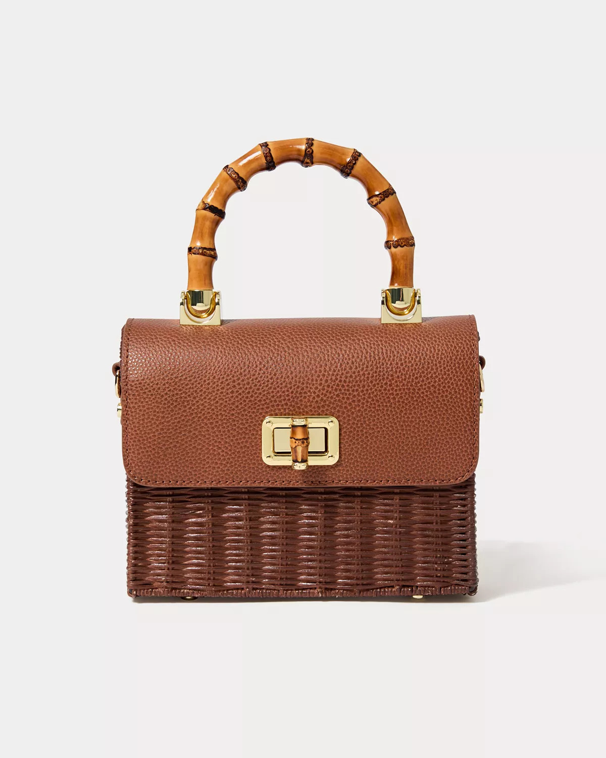 Maura Wicker Top Handle Bag | Lilly Pulitzer