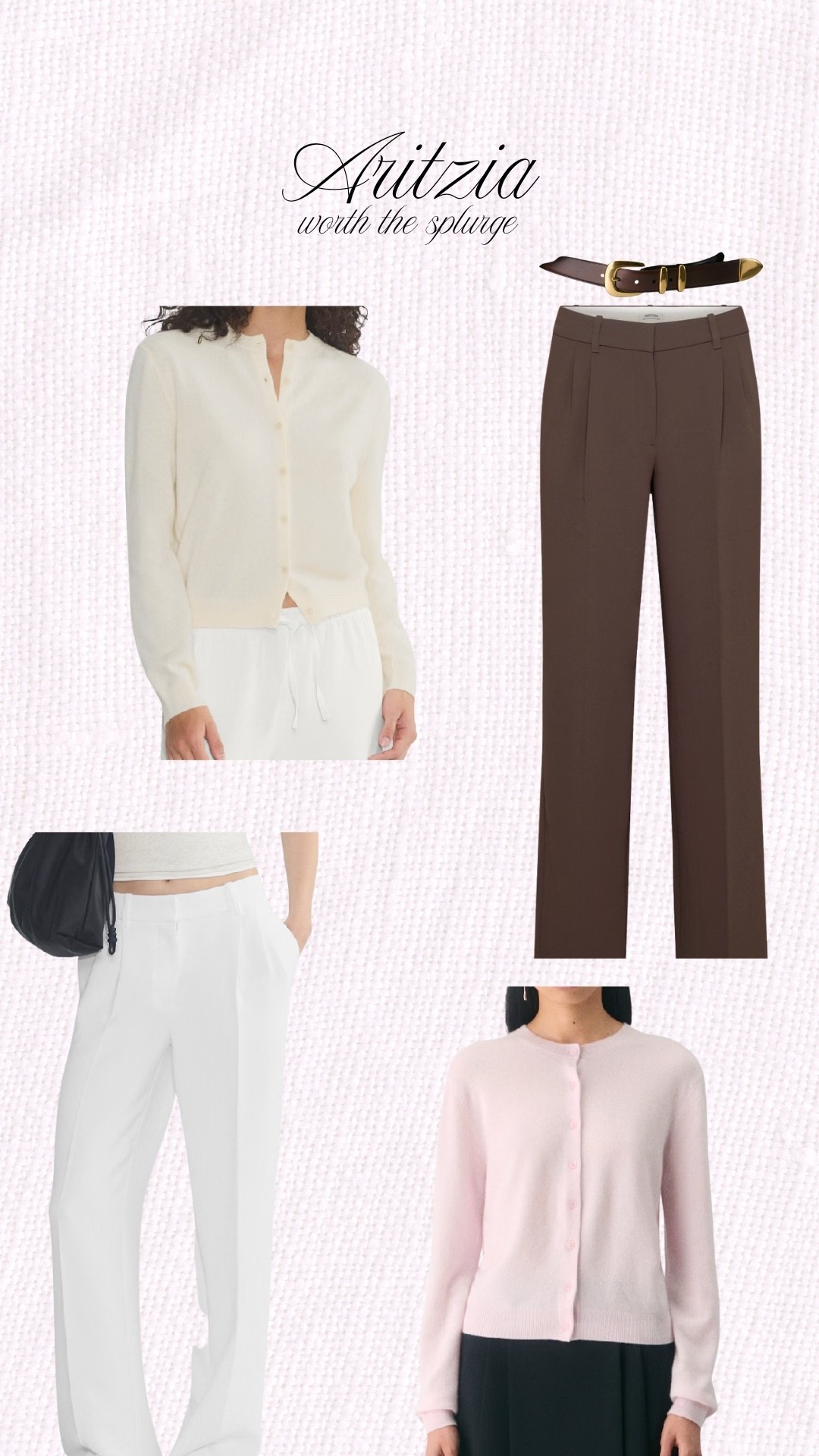 Pieces that are actually worth the splurge at Aritzia! 

#LTKWorkwear #LTKGiftGuide #LTKStyleTip