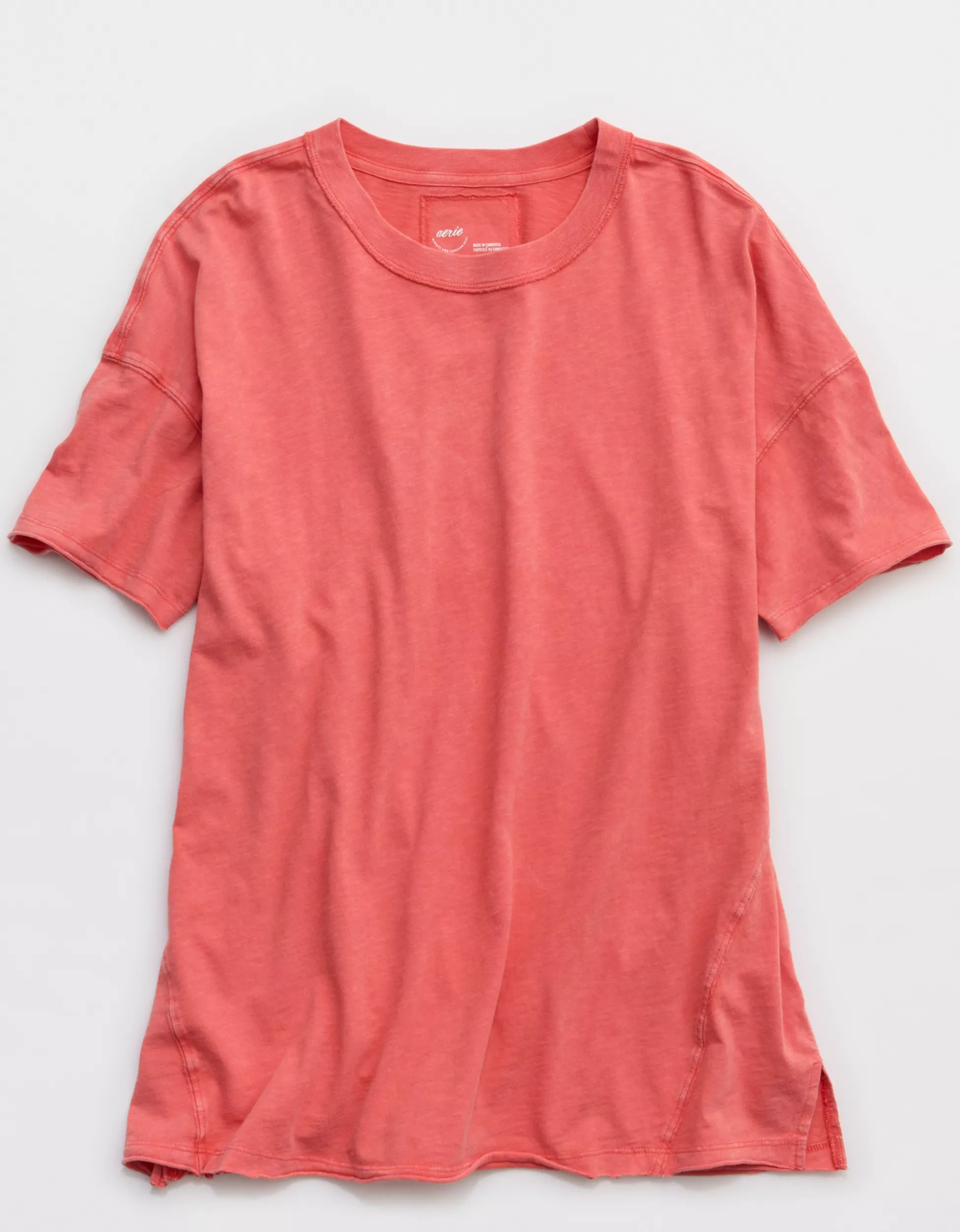 Aerie Oversized Crew Boyfriend T-Shirt | Aerie