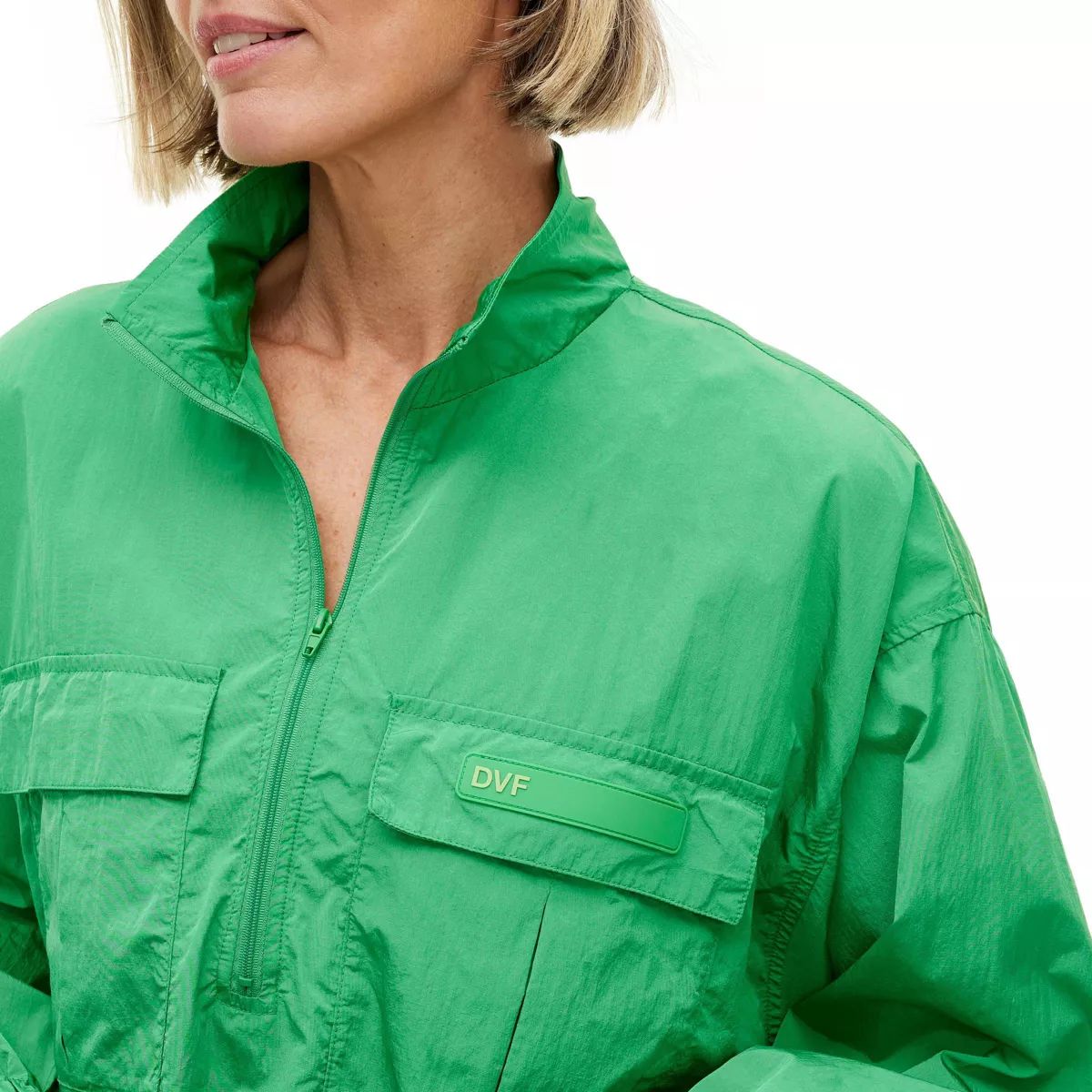 Women's Nylon Packable Long Sleeve Half Zip Jacket - DVF for Target | Target