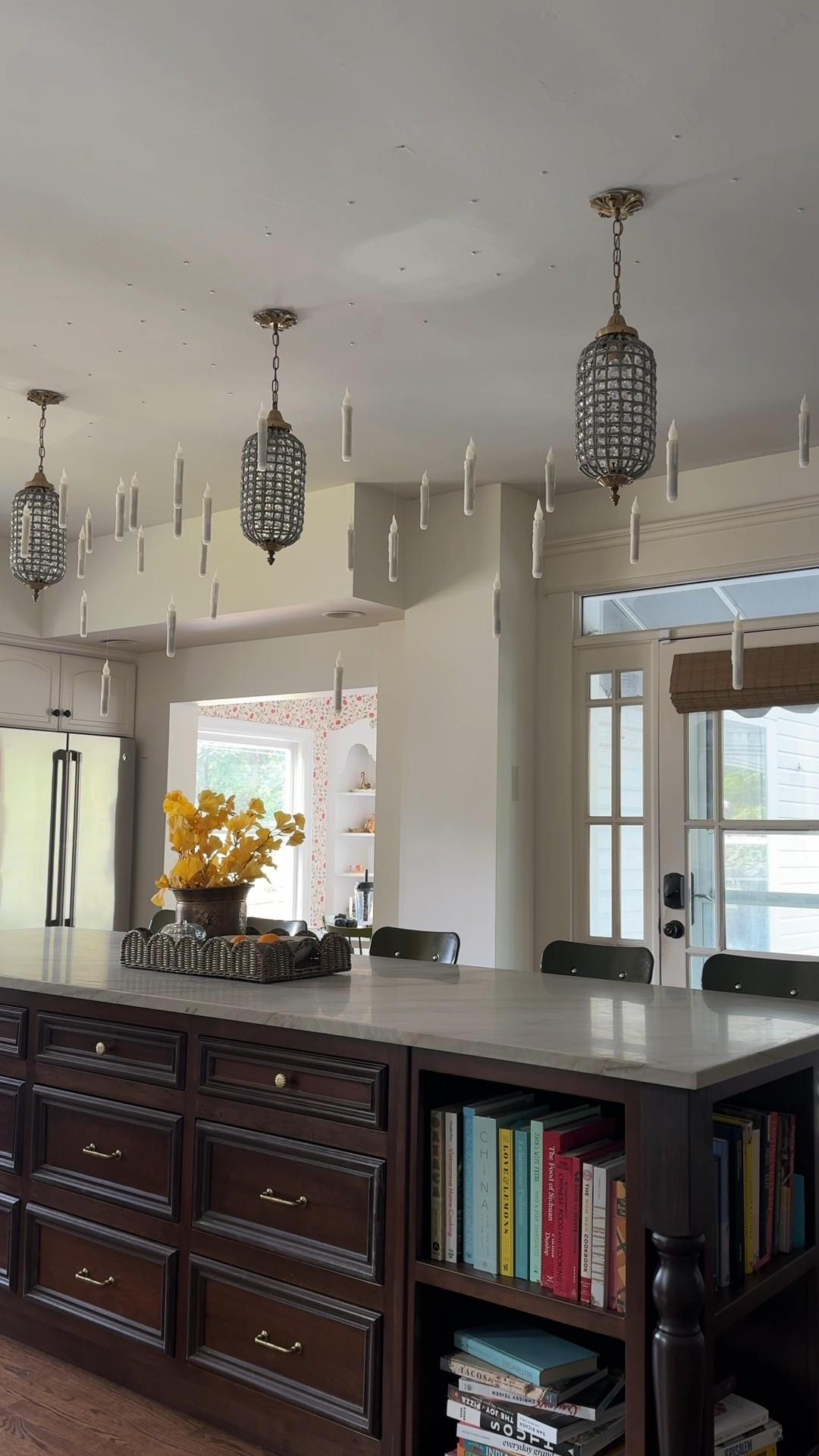 Floating candles with remote wand to turn them on and off. 

#LTKSeasonal #LTKHome