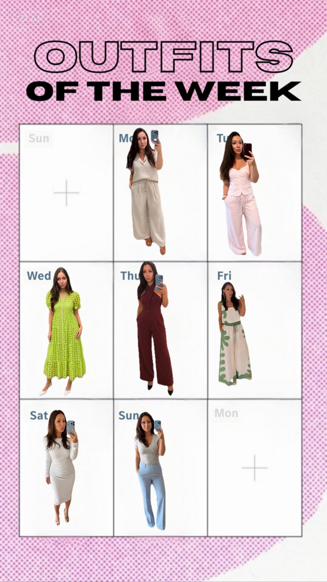 This weeks outfits! All linked!

#LTKSeasonal #LTKOver40 #LTKMidsize