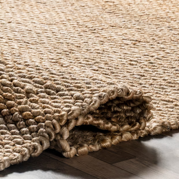 Natural Handspun Jute Area Rug | Rugs USA