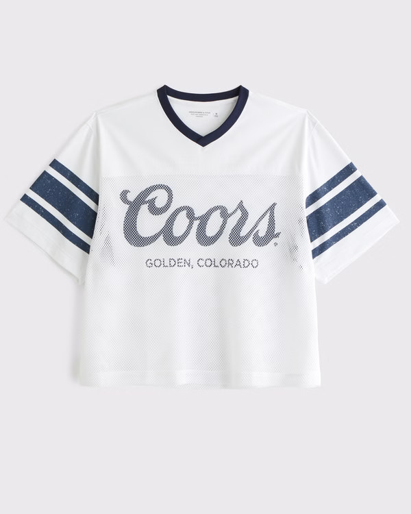 Coors Cropped Football Jersey | Abercrombie & Fitch (US)