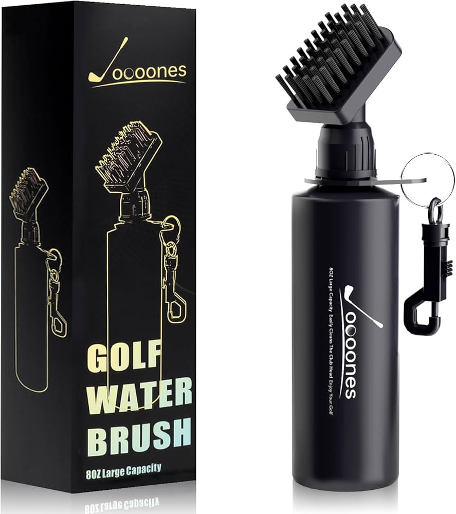 Golf Club Water Brush Holds 8 Ounces Water Leakproof Golf Cleaning Brush with Retainer Clip Wide ... | Amazon (US)