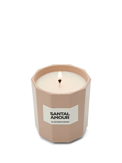 Santal Amour Single Wick Candle, Grey - Women's Candles - Victoria's Secret Beauty | Victoria's Secret (US / CA )