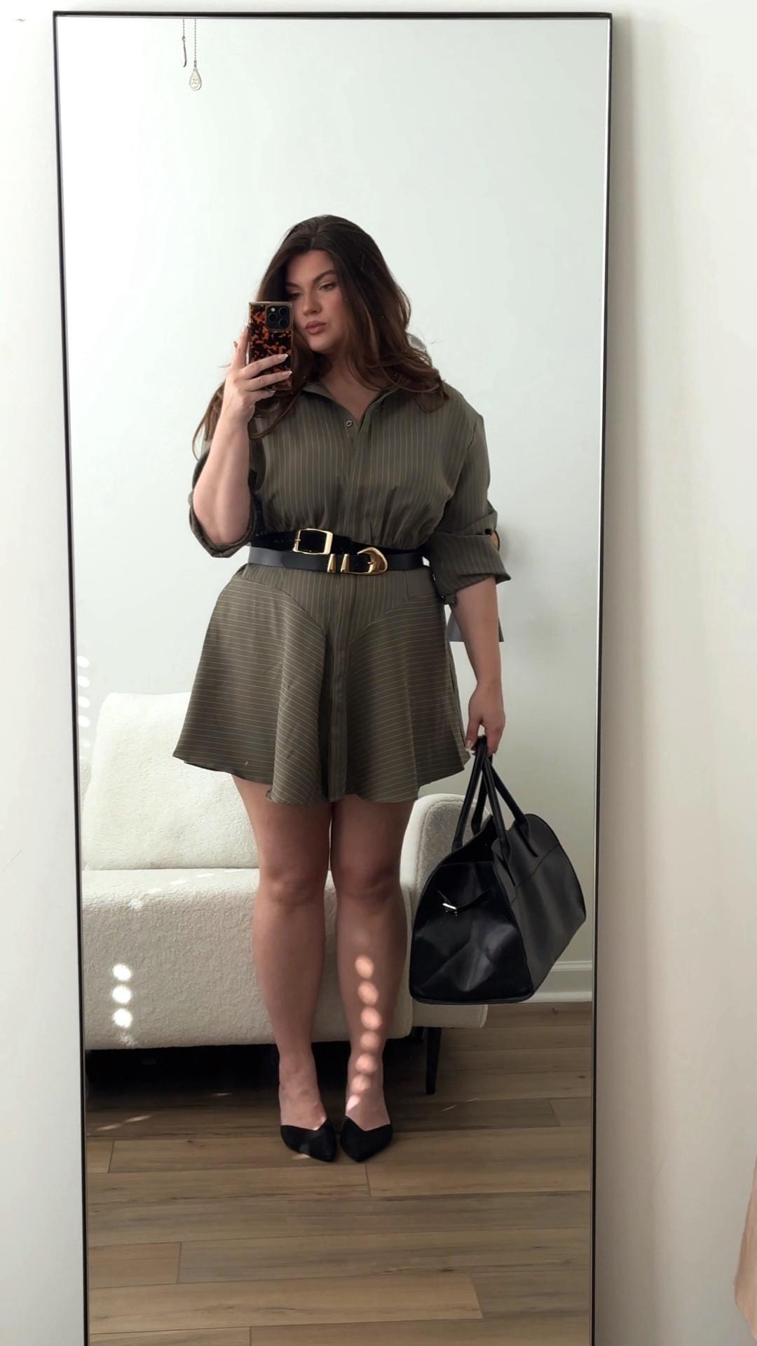 Wearing a 14 but should have sized down to a 12! The waist has elastic panels towards the back so it’s super midsection friendly and comfortable. Also linking some budget friendly options if you like a lower price point ❤️

Fall dress, workwear, office outfit, midsize, curvy size 14 style 

#LTKWorkwear #LTKFindsUnder100 #LTKStyleTip