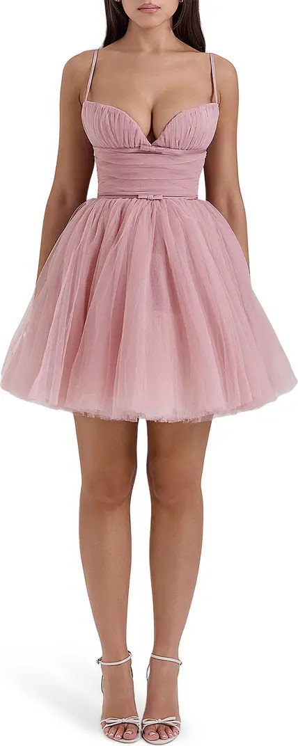 Princess Tulle Fit & Flare Evening Dress | Nordstrom