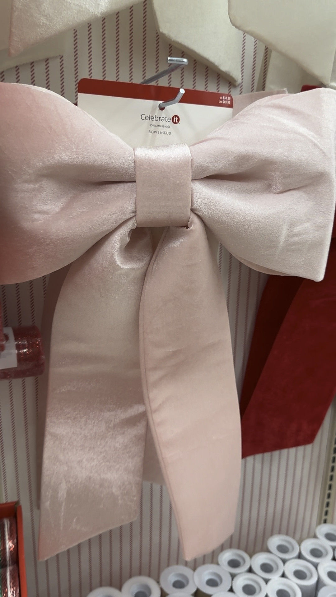 30” Holiday bows in pink, red, and white 🎀

Get them before they are gone!! 

Christmas Decorations
Pink bows 
Tree topper  


#LTKFindsUnder50 #LTKHome #LTKHoliday