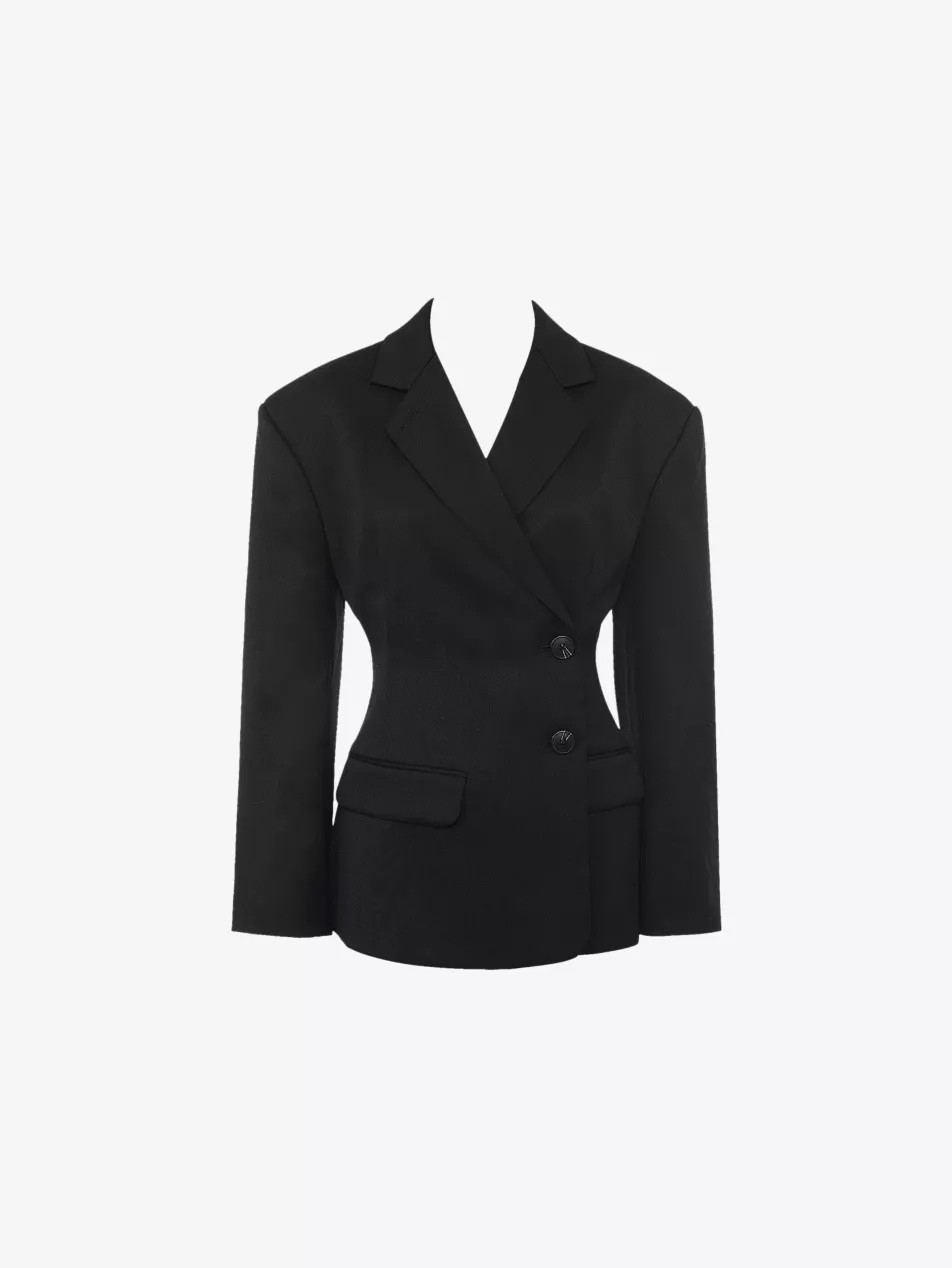 Hudson Hourglass Stretch-Woven Blazer | Selfridges