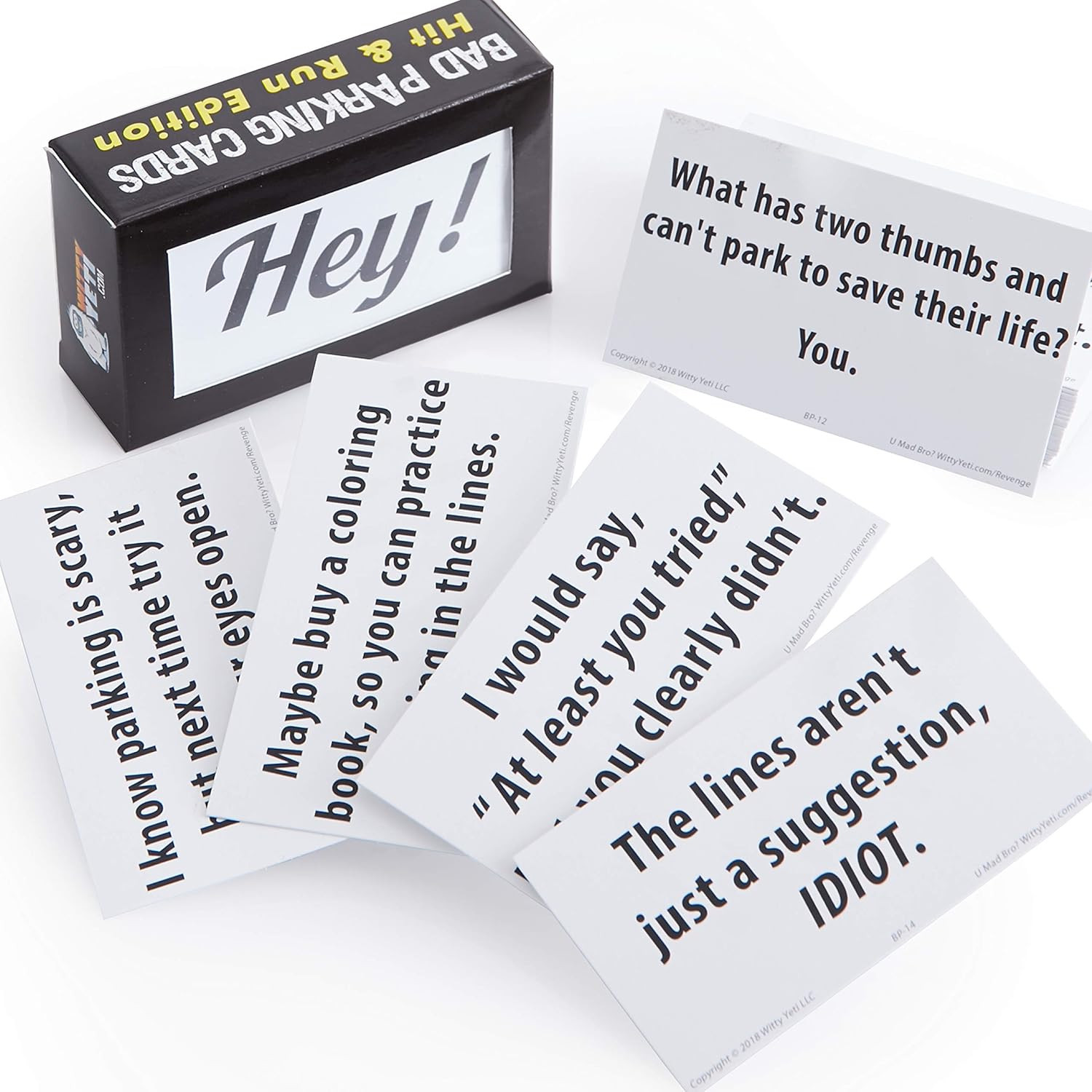 Super Hilarious, Bad Parking Cards 50 Pk. Get Revenge With Family-Friendly Novelty Notes. Feel th... | Amazon (US)