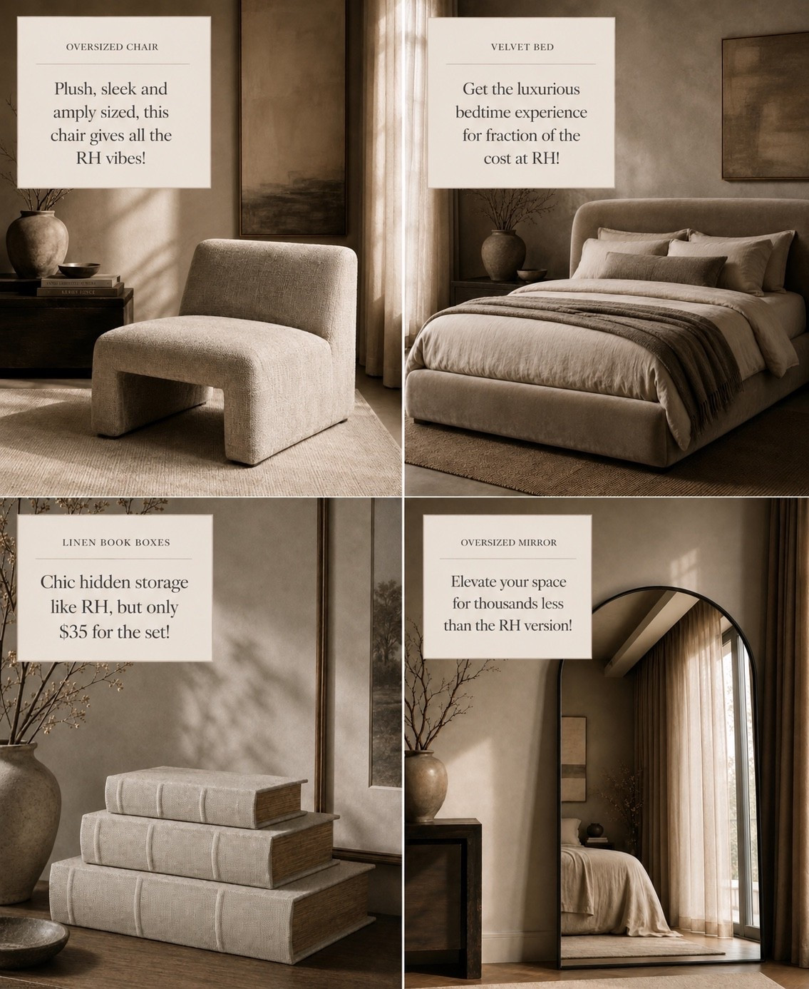 Shop Restoration Hardware inspired Amazon home finds! Designer look for less

Comment SHOP below to receive a DM with the link to this post on my LTK ⬇ https://liketk.it/6l9ya

#LTKHome #LTKSaleAlert #LTKOver40