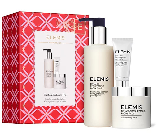 ELEMIS The Skin Brilliance Trio Dynamic Resurfa cing Face Set - QVC.com | QVC