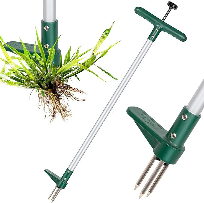 Walensee Weed Puller, Stand Up Weeder Hand Tool, Long Handle Garden Weeding Tool with 3 Claws, Ha... | Amazon (US)