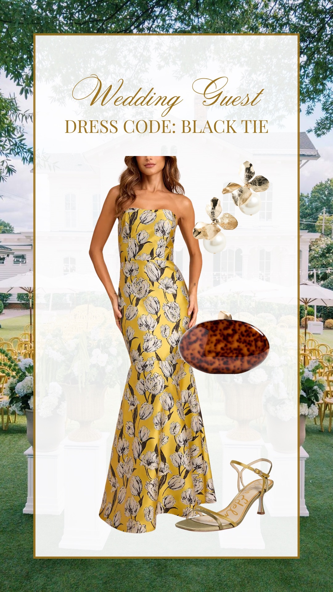 Black tie wedding guest under $200!