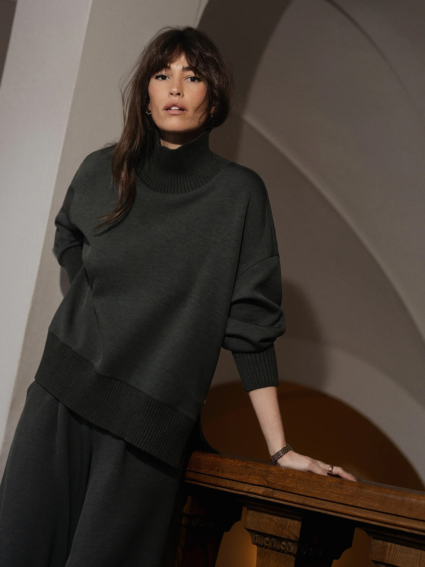 Barker High Neck Sweat | Varley US | Varley US