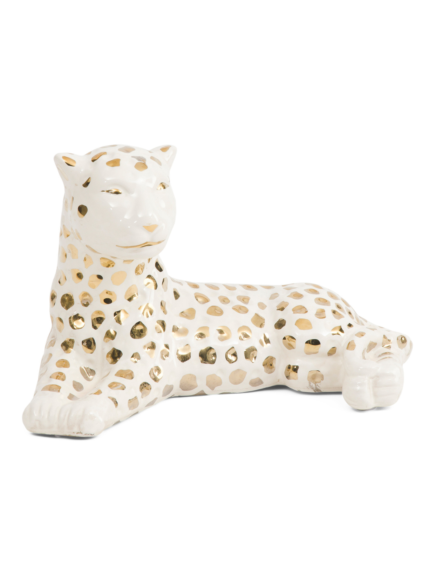 10x6 Leopard Lying Down Statuary Decor | TJ Maxx