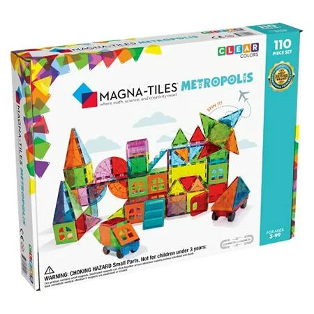 Magna Tiles Metropolis Set, The Original Magnetic Building Tiles for Creative Open-Ended Play, Educa | Walmart (US)