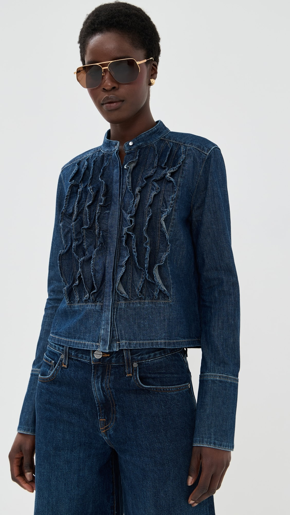 Denim Patti Buttondown | Shopbop