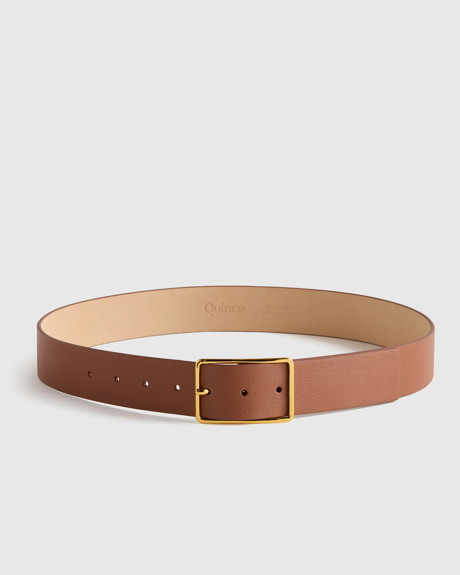 Siena Rectangle European Leather Belt | Quince