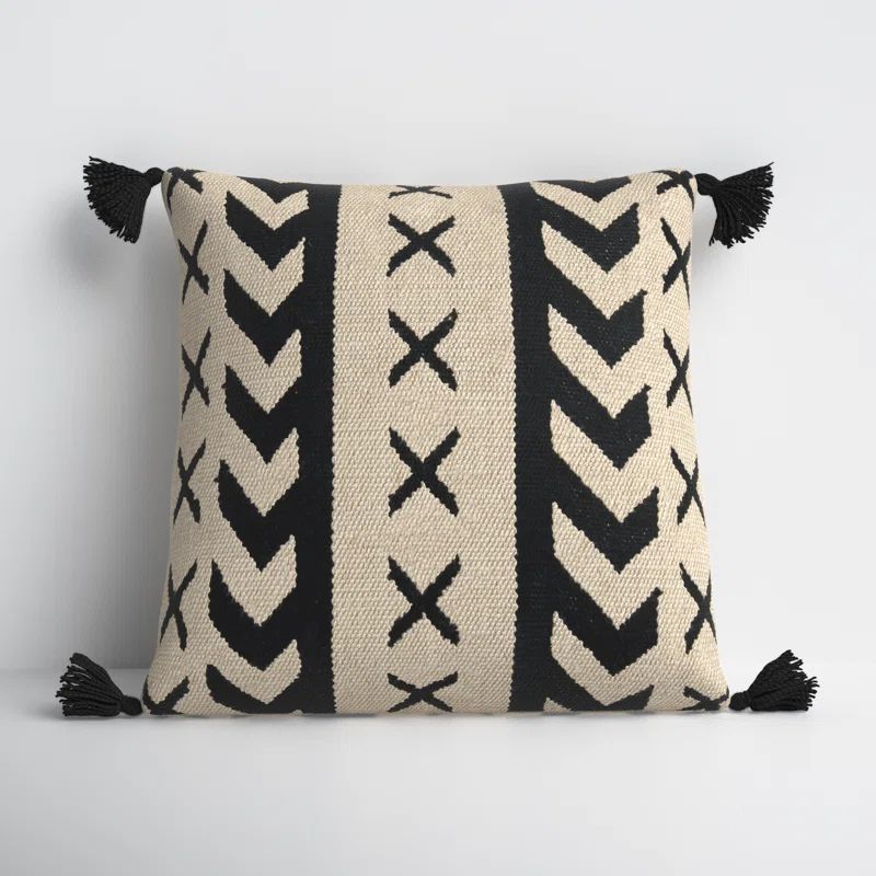 Kalindi Tassels Polyester Indoor/Outdoor Pillow Cover | Wayfair North America
