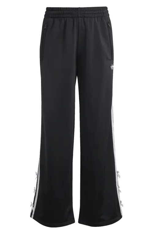 adidas x Disney Alice in Wonderland Kids' Firebird Track Pants in Black/white at Nordstrom, Size Large | Nordstrom