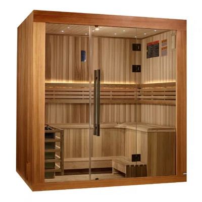 Copenhagen 3 Person Traditional Steam Sauna | Wayfair North America
