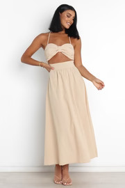 Boat Dress - Beige | Petal & Pup (AU)