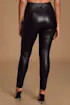 Ellianna Black Vegan Leather High-Waisted Leggings | Lulus (US)
