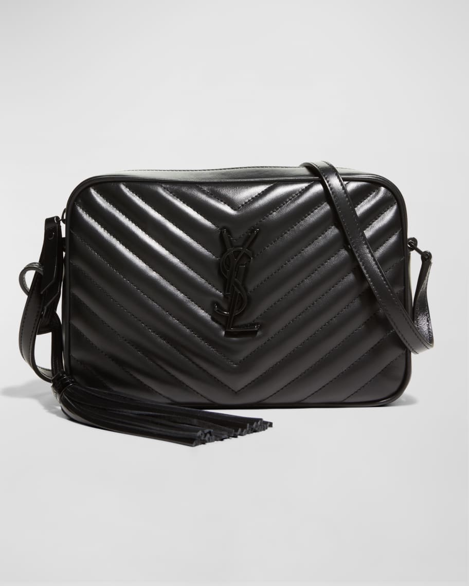 Saint Laurent Lou Medium Monogram YSL Calf Crossbody Bag | Neiman Marcus