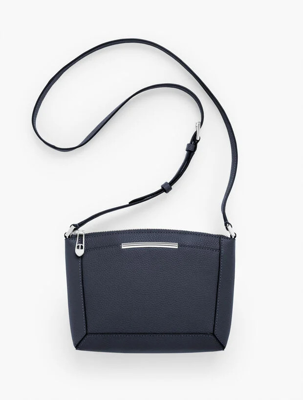Darcy Pebble Leather Crossbody Bag | Talbots