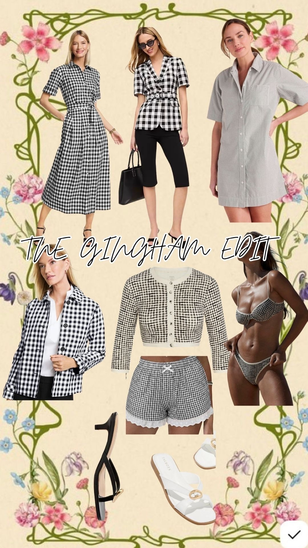 Spring Fling | the gingham outfit #springfashion#ginghamfashion #springtrends