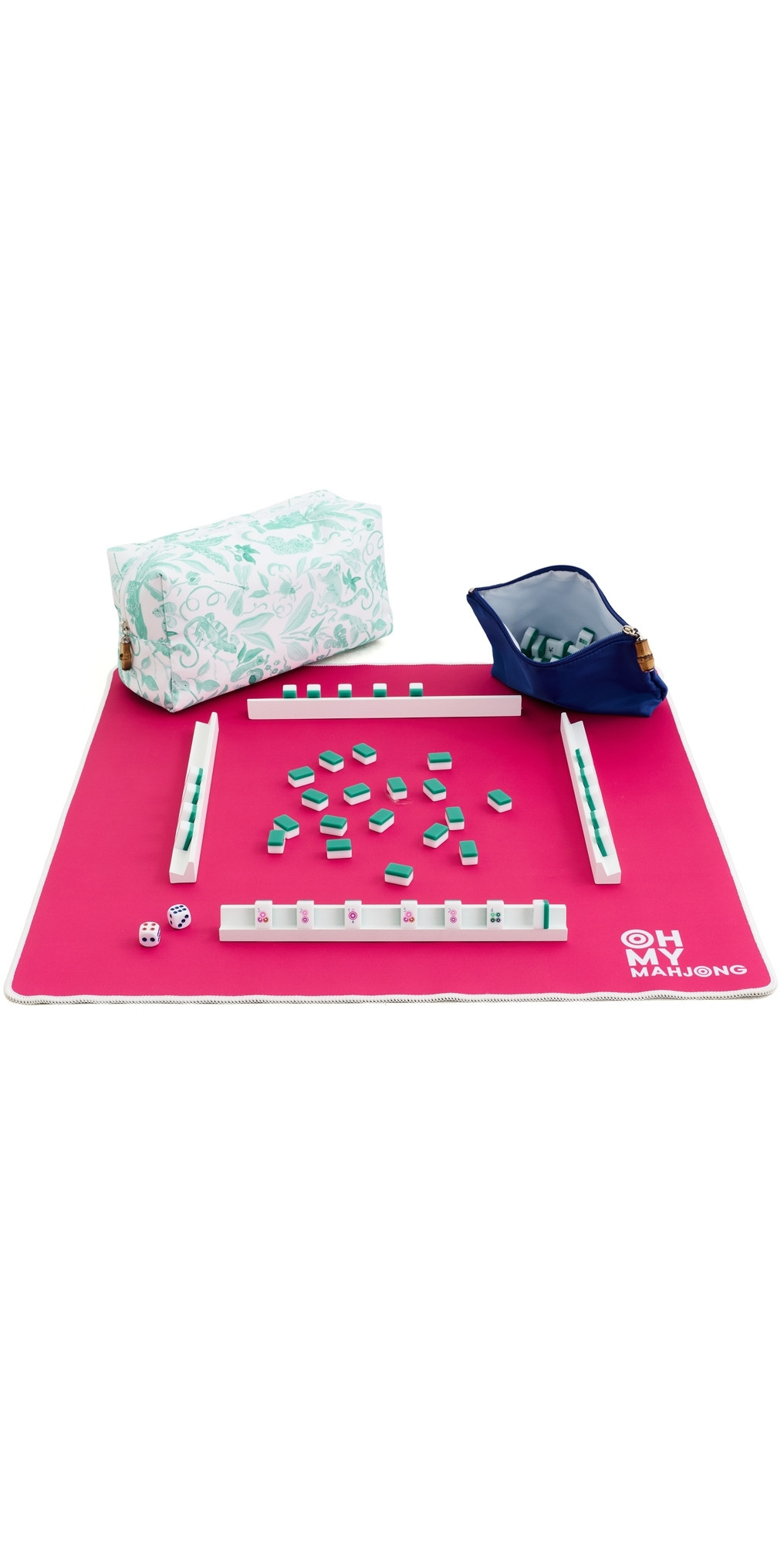 Oh My Mahjong Palm Beach Travel Set Blue One Size | Shopbop