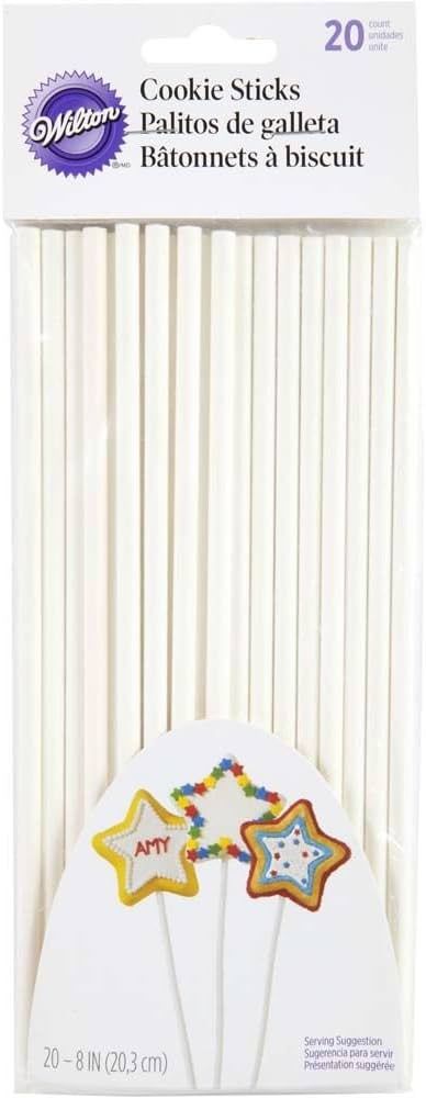 Wilton Cookie Sticks, 8-Inch, White | Amazon (US)