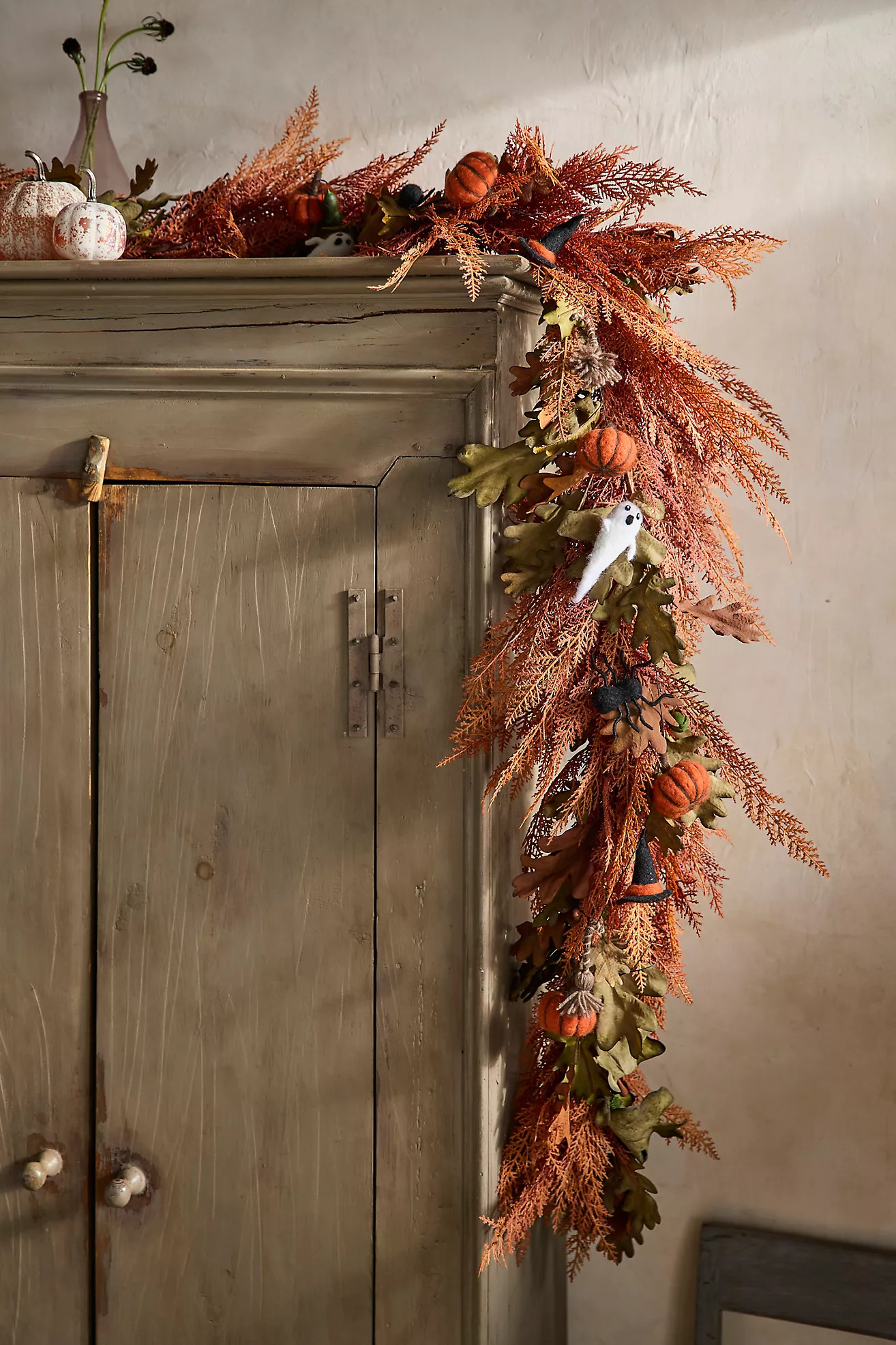 Faux Autumn Cedar Garland | Anthropologie (US)
