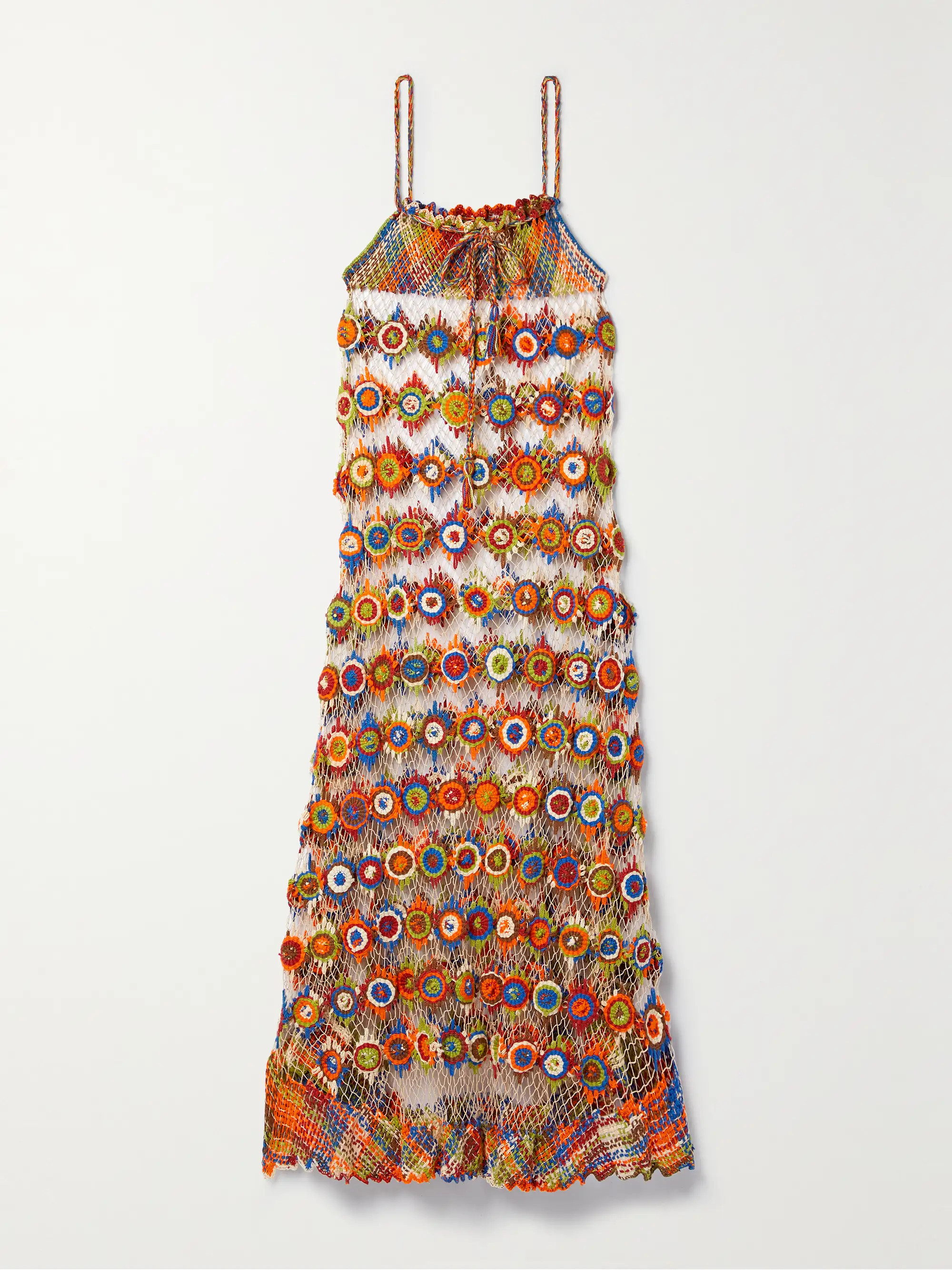 + NET SUSTAIN Cristiana crocheted cotton maxi dress | NET-A-PORTER (UK & EU)